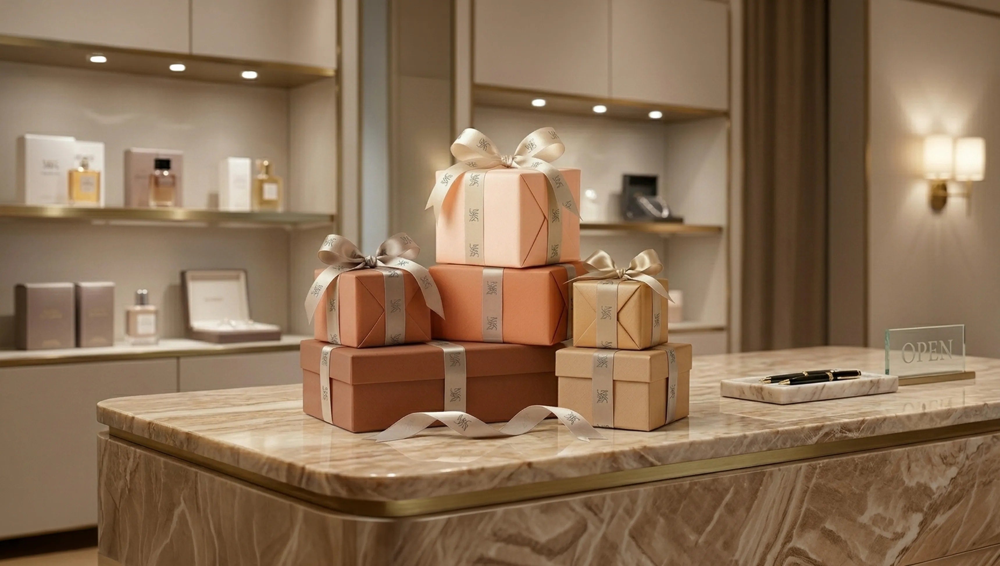 Binnenkijken bij: Luxe bruiloftstyling met gepersonaliseerd goudlint