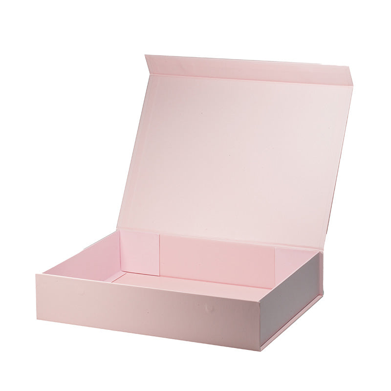 Magneetdoos met strik - A4 - Roze mat gelamineerd - Couture