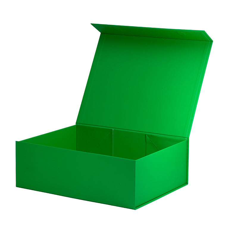 Magneetdoos met strik - A4 - Groen mat gelamineerd - Couture