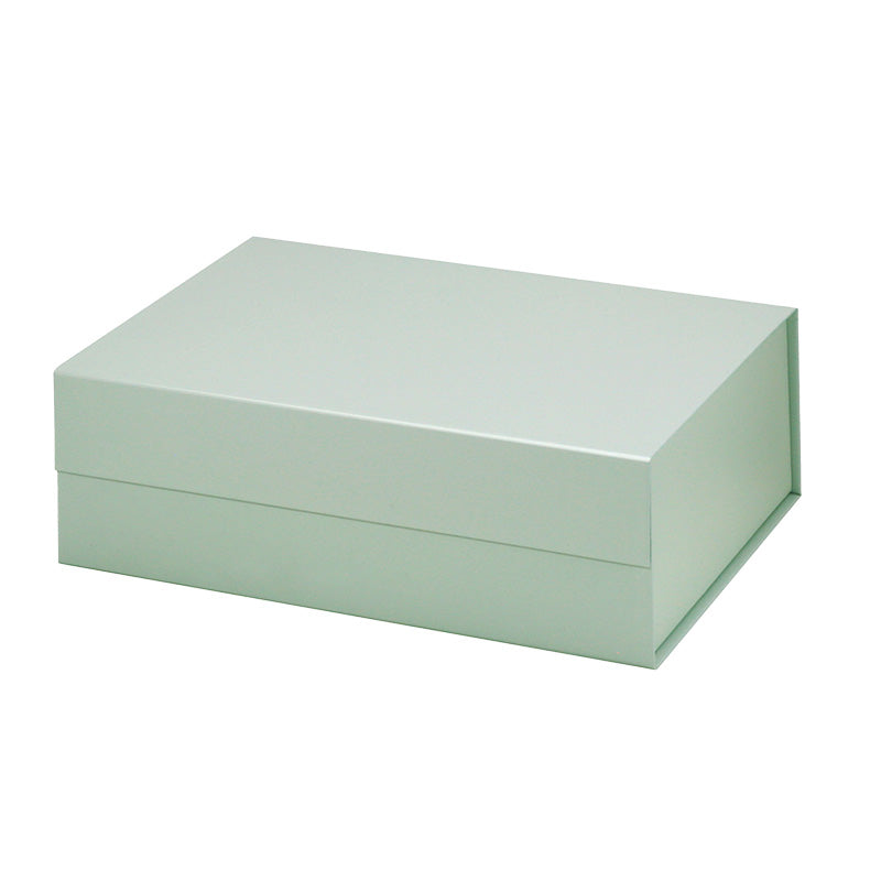 Magneetdoos met strik - A4 - Pastelgroen mat gelamineerd - Couture