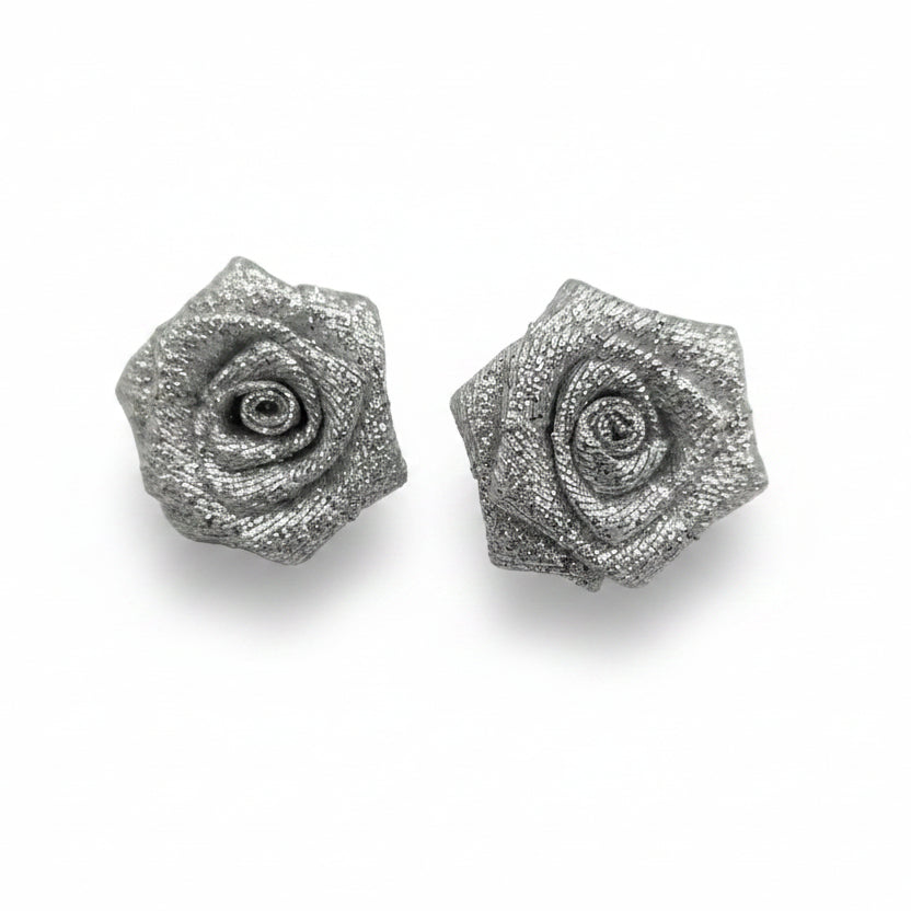 Silver Roses (Large) 35mm per 40 pieces