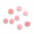 Elegant Pink Satin Roses 20mm per 50 pieces