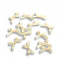 Small Ecru Bows (20x30mm)