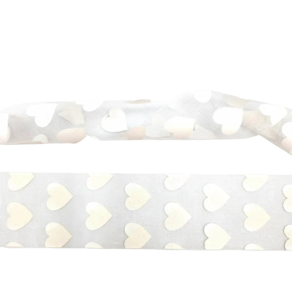 Organza Ribbon with Satin Edge 25mm – 25m Roll