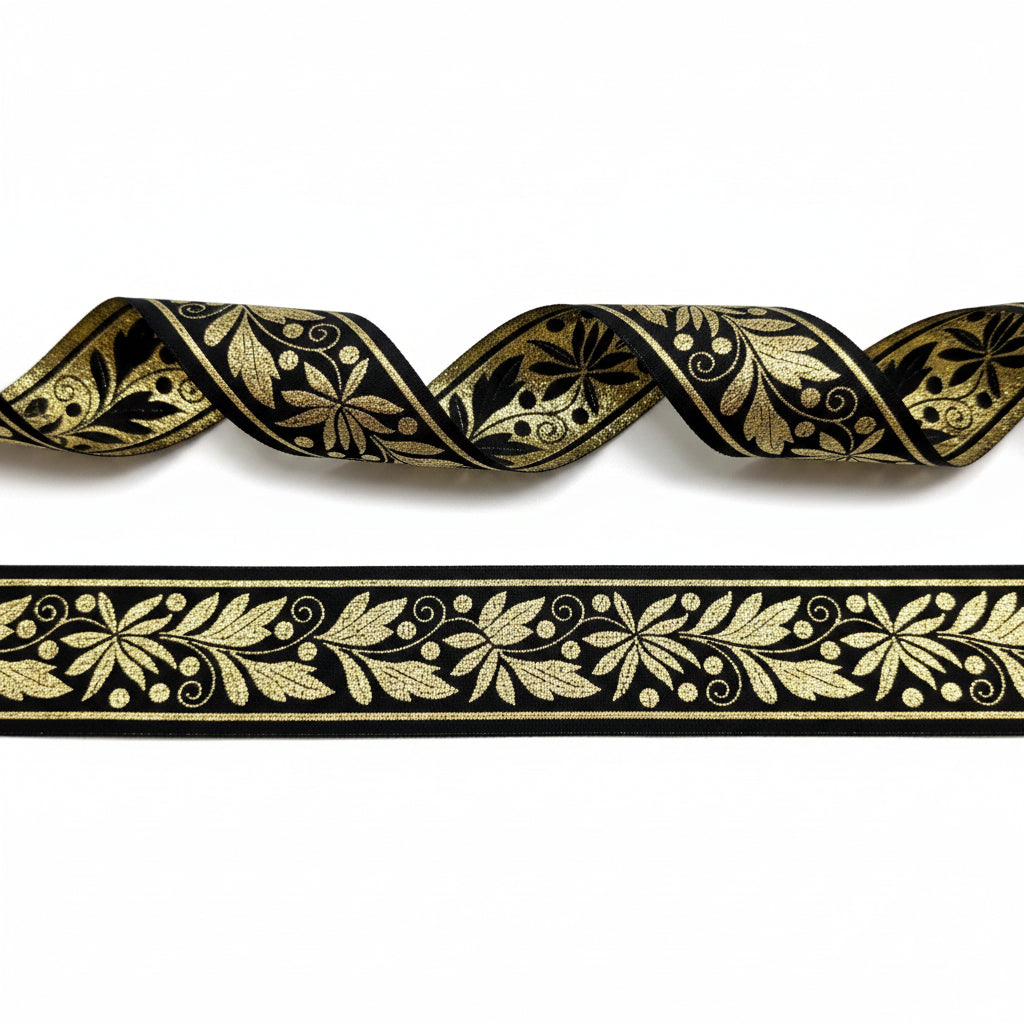 Satin Ribbon with Zebra Print – 25mm per 25 meters.