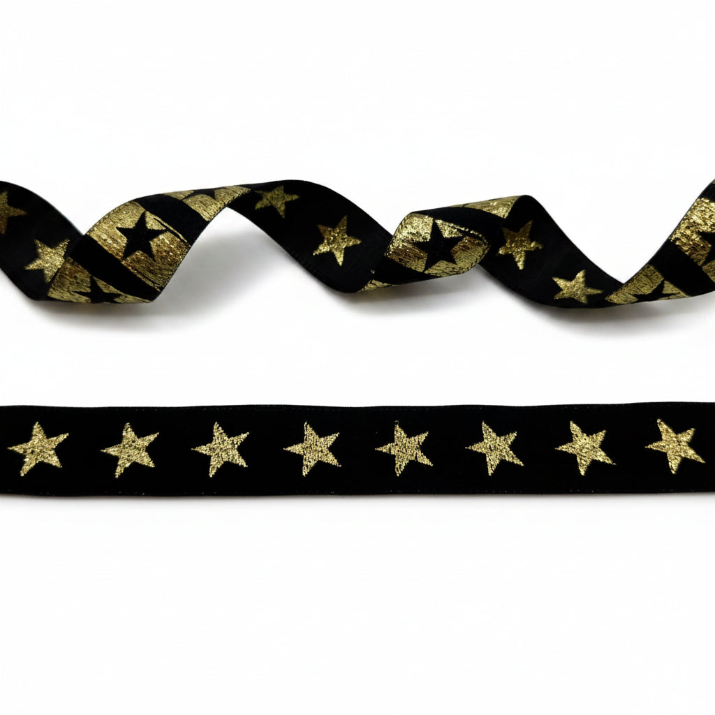 Satin Ribbon with Zebra Print – 25mm per 25 meters.