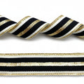 Satin Ribbon with Zebra Print – 25mm per 25 meters.