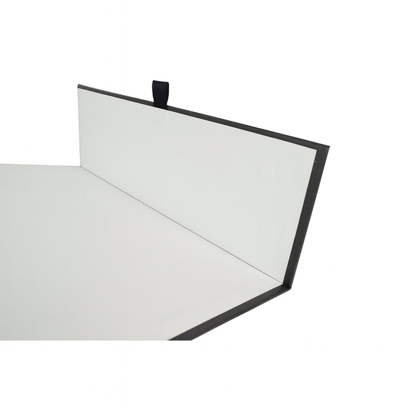 Magneetdoos - Luxe wijndoos - Zwart wit kraft - Elegant+ FSC®