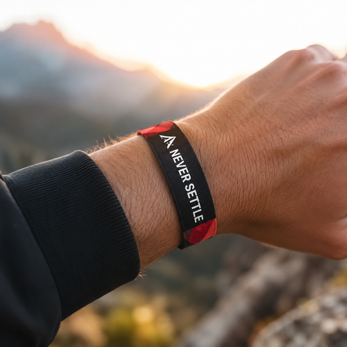 Full Color Wristbands Elastic Ribbon