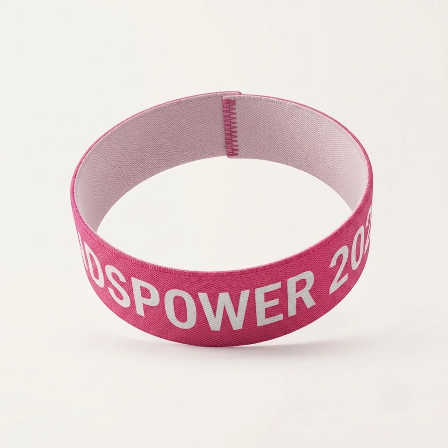 Full Color Wristbands Elastic Ribbon