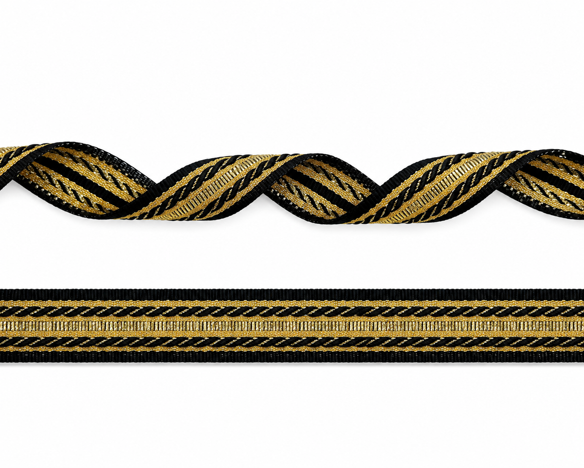 Satin Ribbon with Zebra Print – 25mm per 25 meters.