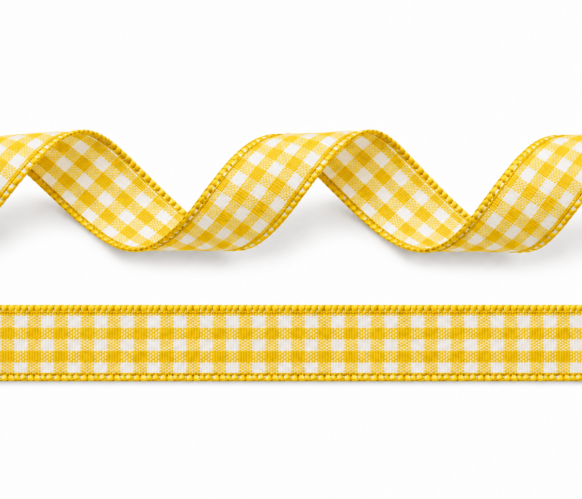 Plaid polyester ribbon 10mm in 11 different colors on 25 meter rolls