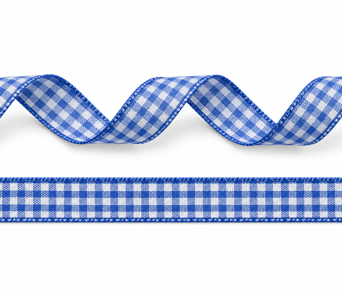 Plaid polyester ribbon 10mm in 11 different colors on 25 meter rolls