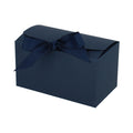 Luxe geschenkdoos met strik - Rechthoek - Koningsblauw Kraft - Grace FSC®