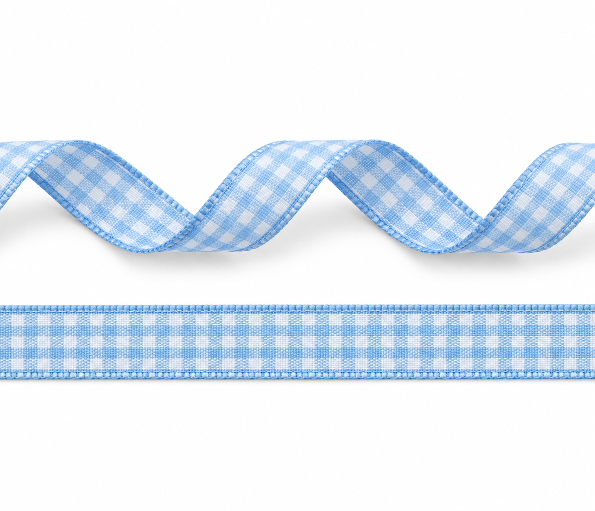 Plaid polyester ribbon 10mm in 11 different colors on 25 meter rolls
