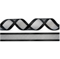 Organza ribbon with satin edge 7 different colours 25mm roll of 25 metres
