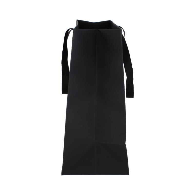 Papieren draagtassen - A4 - Zwart kraft - Couture