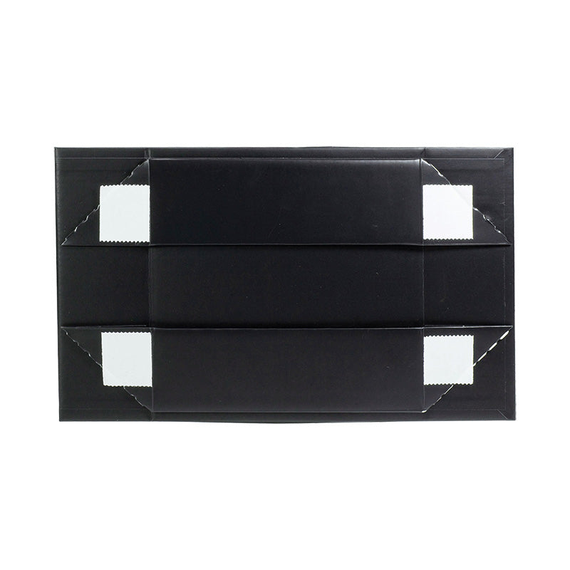 Magneetdoos met strik - A6 - Vierkant - Zwart mat gelamineerd - Couture