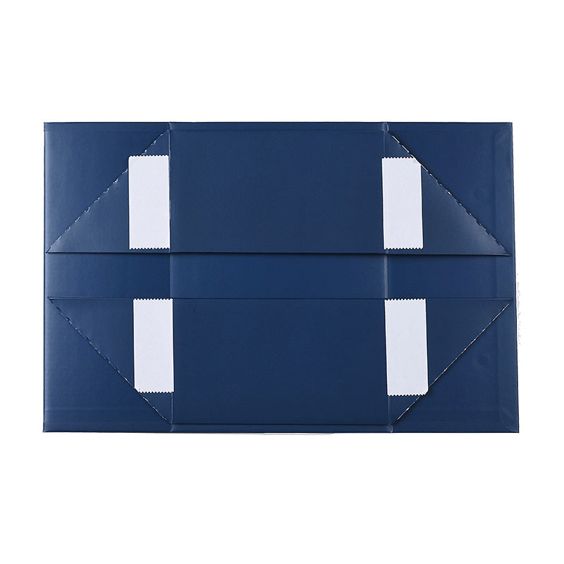 Magneetdoos met strik - A5 - Blauw mat gelamineerd - Couture