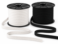 cord braided tubular/flat acrylic, 10mm per 100 meters