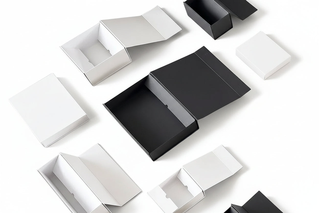 Magneetdoos - Koningsblauw kraft - Elegant+ FSC®