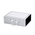 Magneetdoos met strik - A4 - Wit/zwart mat gelamineerd - Couture