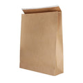 Geschenkzakken papier - Bruin kraft - Blokbodem - Cachet FSC®