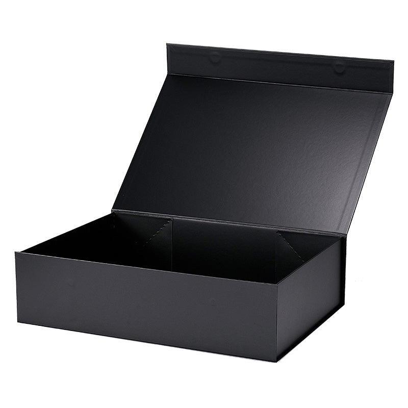 Magneetdoos met strik - A3 - Zwart mat gelamineerd - Couture