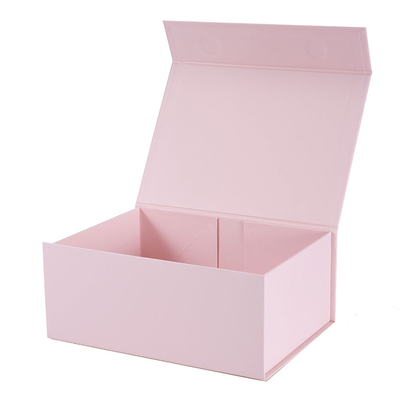 Magneetdoos met strik - A5 - Roze mat gelamineerd - Couture